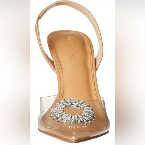 The Drop Women's Klara Clean Pointed Toe Sandals - Picture 3 of 10